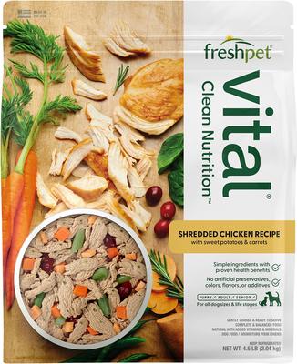 Show full view: Variety Pack - Freshpet Vital Beef & Lamb, 5.5-lb bag + Fresh Cuts Chicken Recipe Fresh Dog Food, 4.5-lb bag slide 7 of 9