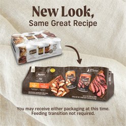 Merrick Grain-Free Real Texas Beef & Chicken Dinner Variety Pack Wet Dog Food, 12.7-oz can, case of 12 slide 2 of 9