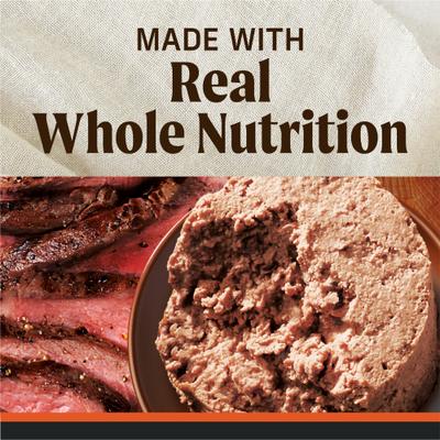 Show full view: Merrick Grain-Free Real Texas Beef Dinner Canned Dog Food, 12.7-oz can, case of 12 slide 5 of 12