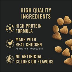 Purina Pro Plan Adult Weight Management Chicken & Rice Formula Dry Food + Focus Adult Weight Management Ground Turkey & Rice Entree Canned Cat Food slide 2 of 9