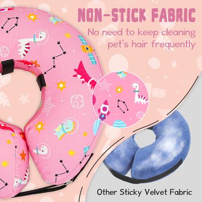 Show full view: Supet Inflatable Recovery Cone Collar for Dogs, Pink, Large slide 5 of 8