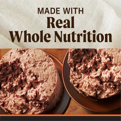 Show full view: Merrick Grain-Free Real Texas Beef & Chicken Dinner Variety Pack Wet Dog Food, 12.7-oz can, case of 12 slide 4 of 12