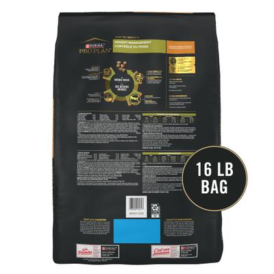 Show full view: Purina Pro Plan Adult Weight Management Chicken & Rice Formula Dry Cat Food, 16-lb bag slide 3 of 11