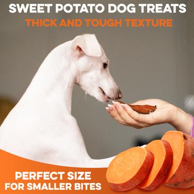 Show full view: Brutus & Barnaby Sweet Potato Half Slices Grain-Free Dehydrated Dog Treats, 10-oz bag slide 9 of 10