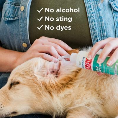 Show full view: Wondercide Rescue Ear Drops Liquid Supplement for Dogs & Cats, 4-fl oz slide 6 of 8