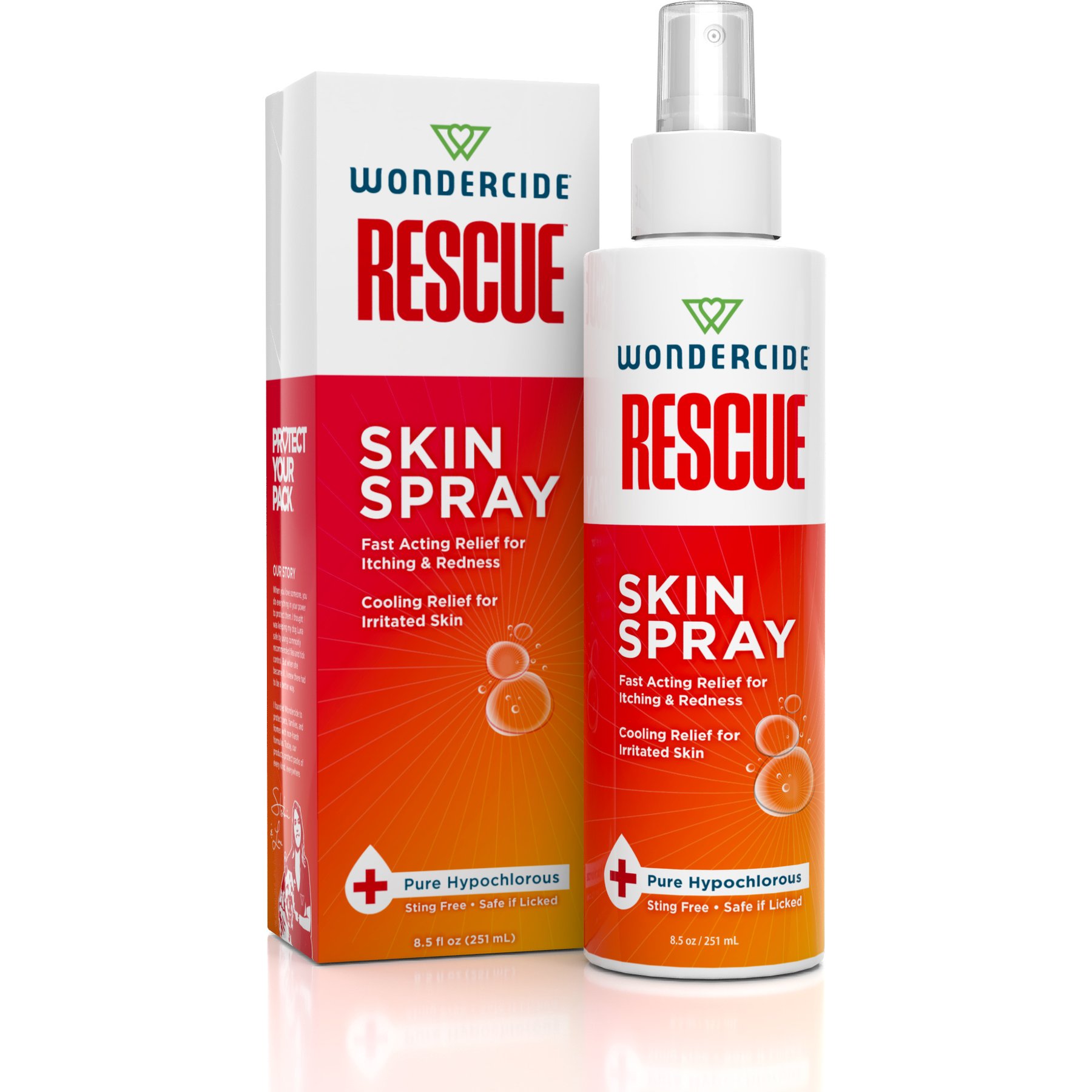 Wondercide Rescue Skin Spray Liquid Supplement for Dogs & Cats, 8-fl oz
