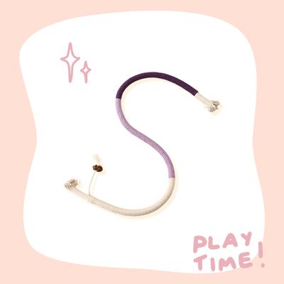 Show full view: Happy & Polly Interactive Chew & Scratch Teaser Plush Cat Toy with Sisal Rope, 2 count, Pink/Cloud slide 6 of 6