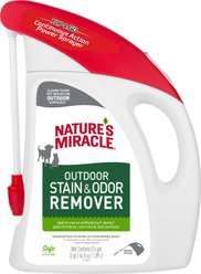 Nature's Miracle Outdoor Multi-Mess Formula Dog & Cat Stain & Odor Remover, 64-fl oz bottle