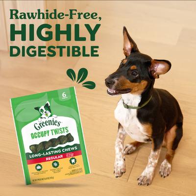 Show full view: Greenies Occupy Twists Regular Natural Chicken Flavor Dental Dog Treats, 12 count slide 10 of 10