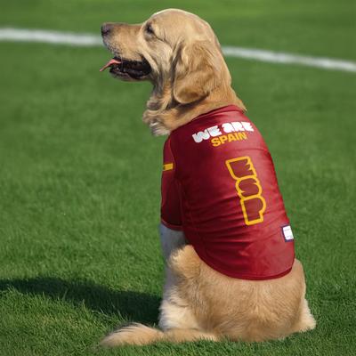 Show full view: Littlearth FIFA World Cup 2026 Stretch Dog Jersey, Small, Spain slide 2 of 7