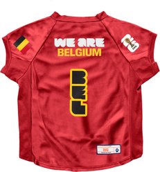 Littlearth FIFA World Cup 2026 Stretch Dog Jersey, Big Dog, Belgium