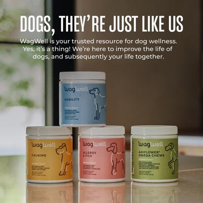 Show full view: WagWell Allergy & Itch Chews Supplement for Dogs, 60 count slide 9 of 9