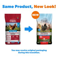 Kent / Blue Seal Home Fresh Extra Egg Layer Free Range Pellet Chicken Feed, 40-lb bag slide 2 of 9