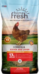 Kent / Blue Seal Home Fresh Extra Egg Layer Omega Crumble Chicken Feed, 50-lb bag