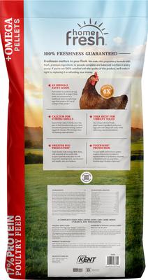 Show full view: Kent / Blue Seal Home Fresh Extra Egg Layer Omega Pellet Chicken Feed, 50-lb bag slide 3 of 10