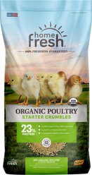 Kent / Blue Seal Home Fresh Organic Starter Broiler 23% Protein Crumble Chicken Food, 40-lb bag