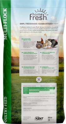Show full view: Kent / Blue Seal Home Fresh Multi-Flock Chick N Game Starter Grower 22% Protein Poultry Food, 50-lb bag slide 3 of 9