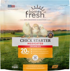 Kent / Blue Seal Home Fresh Starter AMP-Medicated 20% Protein Poultry Food, 7-lb bag