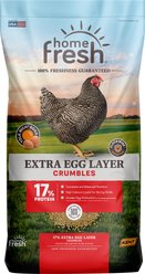 Kent / Blue Seal Home Fresh Extra Egg Layer 17% Protein Crumbles Chicken Feed, 25-lb bag