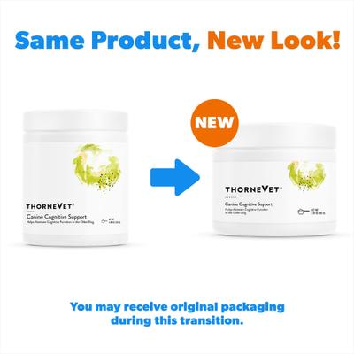 Show full view: ThorneVET Canine Cognitive Support Powder Supplement for Dogs, 90 scoops slide 3 of 10