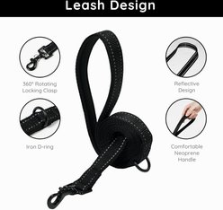 Bella & Pal OxyMesh Velcro Step-in Harness & Leash Set, Black, X-Small slide 2 of 6