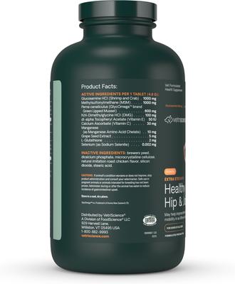 Show full view: VetriScience GlycoFlex Stage III Chicken Flavored Chewable Tablets Joint Supplement for Dogs, 120 count slide 9 of 11