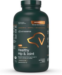 VetriScience GlycoFlex Stage III Chicken Flavored Chewable Tablets Joint Supplement for Dogs, 120 count