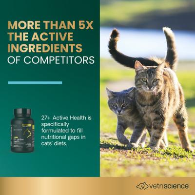 Show full view: VetriScience Nu Cat Chewable Tablets Multivitamin for Cats, 90 count slide 4 of 11