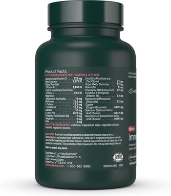 Show full view: VetriScience Immune Plus Immunity Support for Small Dogs, 60 count slide 10 of 11