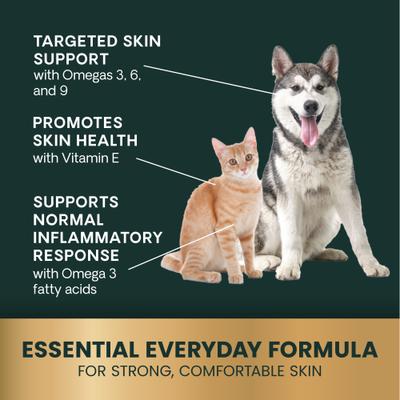 Show full view: VetriScience Omega 3, 6, 9 Softgels Supplement for Cats & Dogs, 90 count slide 6 of 11