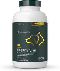 VetriScience Omega 3, 6, 9 Softgels Supplement for Cats & Dogs, 90 count