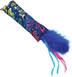 Crochet Kitty Kickin' Stick with Ribbon Streamers Plush Cat Toy