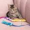 Show in main carousel: Crochet Kitty Crinkle Sticks Cat Toys, 3 count slide 3 of 3