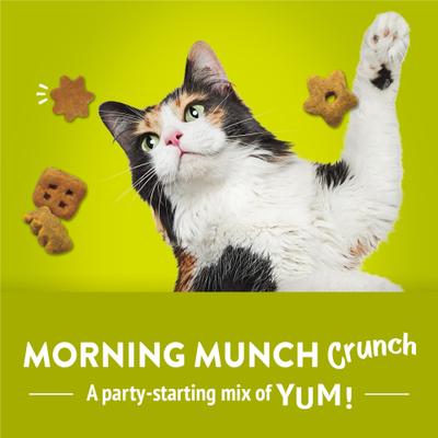 Show full view: Friskies Party Mix Morning Munch Chicken, Bacon & Cheese Crunchy Cat Treats, 30-oz canister slide 4 of 10