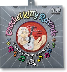 Crochet Kitty Dolly Purrton Record Cat Mat with Crinkle & Catnip slide 2 of 3