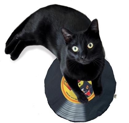 Show full view: Crochet Kitty HISS Record Cat Mat with Crinkle & Catnip slide 3 of 3