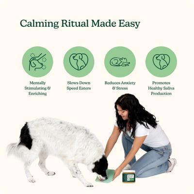 Show full view: Reggie Soothing Dog Lick Mat, Green, Medium slide 3 of 6