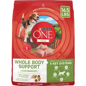 Purina ONE Whole Body Support Chicken Dry Dog Food, 16.5-lb. bag