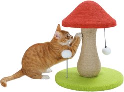 PAWZ Road 18-in Polyester Mushroom Cat Scratching Post & Scratcher