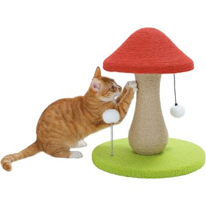 PAWZ Road 18-in Polyester Mushroom Cat Scratching Post & Scratcher