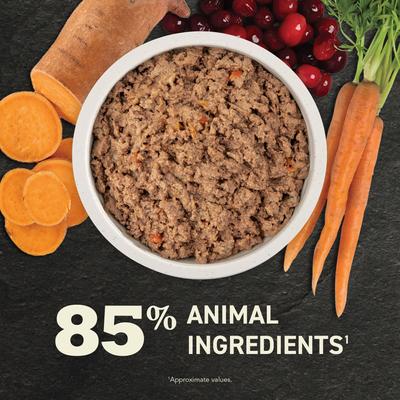 Show full view: ACANA Premium Pate Puppy in Bone Broth Grain-Free Wet Dog Food, 12.8-oz can, case of 12 slide 5 of 12
