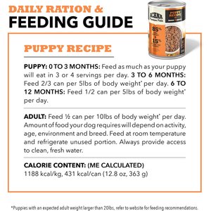 ACANA Premium Pate Puppy in Bone Broth Grain-Free Wet Dog Food, 12.8-oz can, case of 12