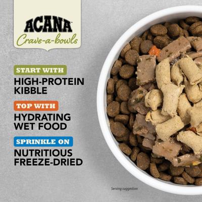 Show full view: ACANA Premium Pate Puppy in Bone Broth Grain-Free Wet Dog Food, 12.8-oz can, case of 12 slide 9 of 13
