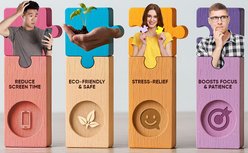 Nestologi Cute Baby Cat Wooden Jigsaw Puzzle, 150 Pieces, 11.7 x 16.5-in slide 2 of 9