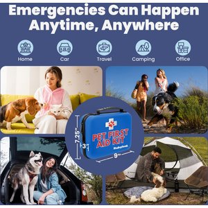 Rubyloo Vet-Reviewed Emergency Supplies First Aid Kit for Dogs & Cats