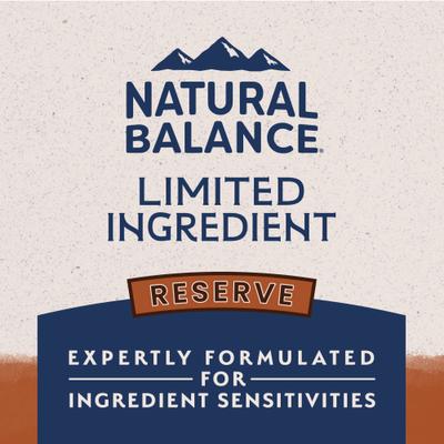 Show full view: Natural Balance Limited Ingredient Reserve Duck & Brown Rice Recipe Dry Dog Food, 12-lb bag slide 10 of 12