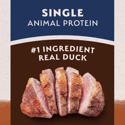 Show full view: Natural Balance Limited Ingredient Reserve Duck & Brown Rice Recipe Dry Dog Food, 12-lb bag slide 7 of 12