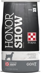 Purina Honor Show GR 17P DX Pellets Goat Feed, 50-lb bag