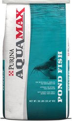 Purina AquaMax Pond Fish 4000 Extruded Fish Food, 50-lb bag