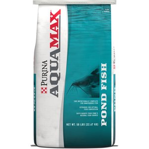 Purina AquaMax Pond Fish 4000 Extruded Fish Food, 50-lb bag